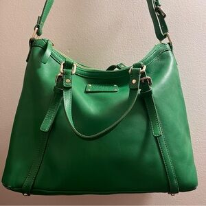 Kate Spade Green Leather Shoulder Bag-from 2010